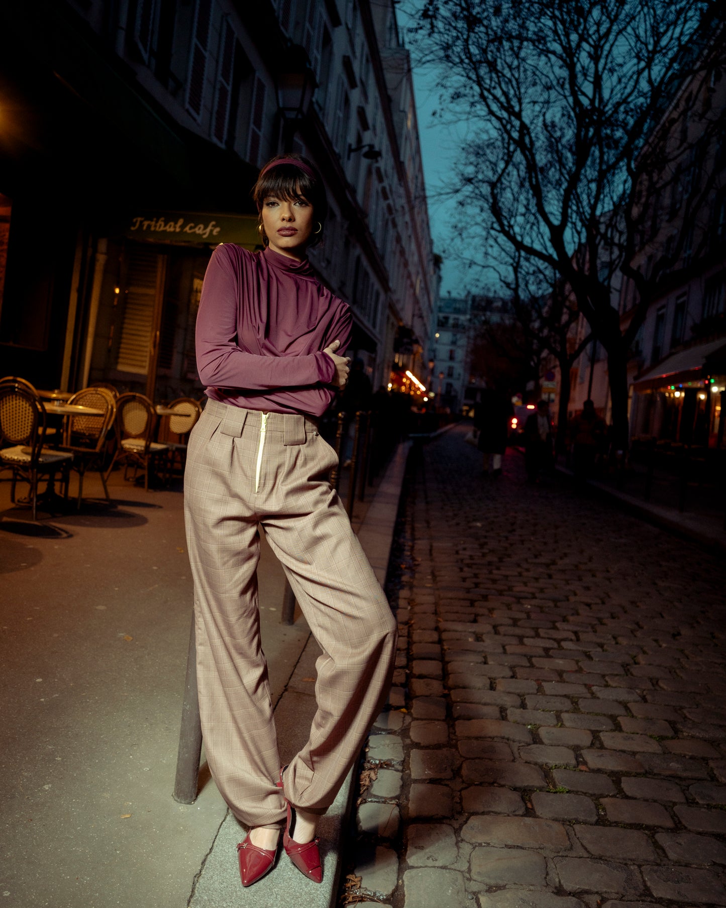 Pantalon à pinces Monique