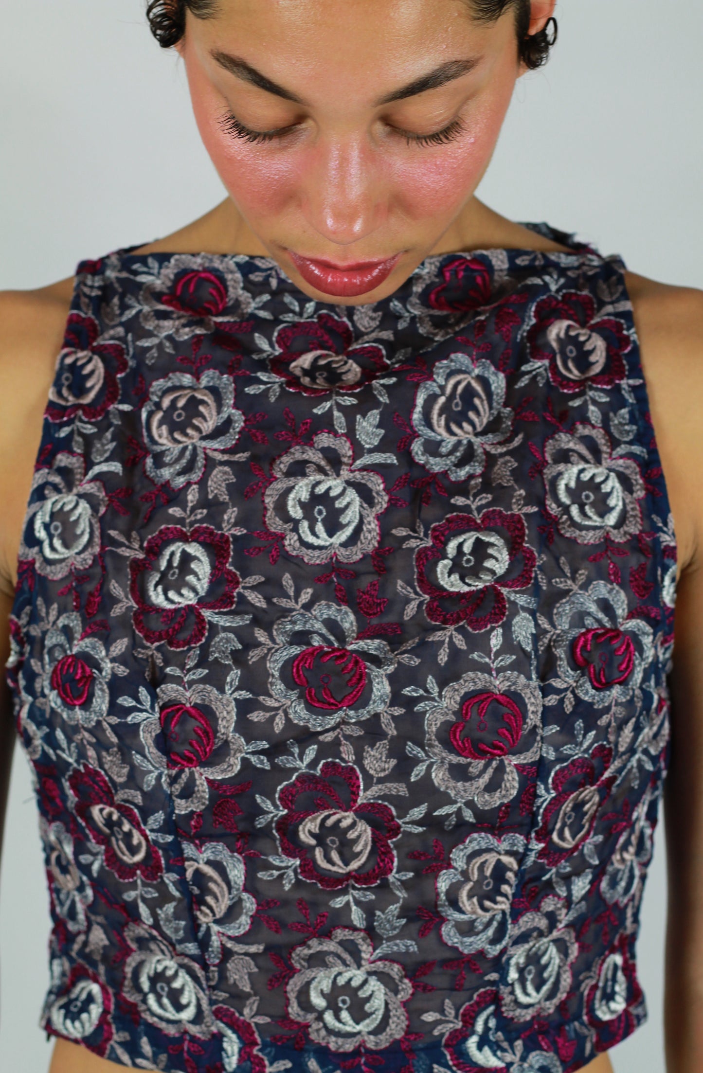 Top mousseline brodée Soho