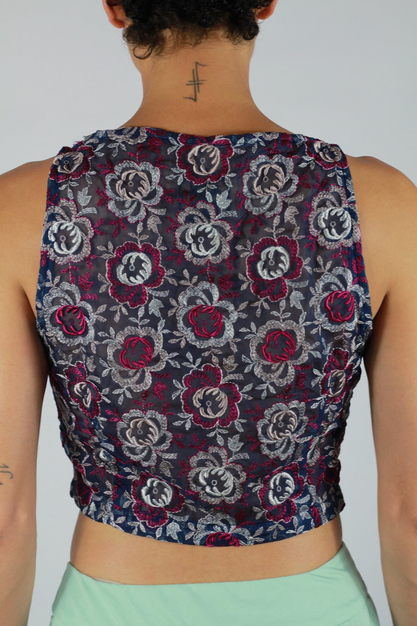 Top mousseline brodée Soho