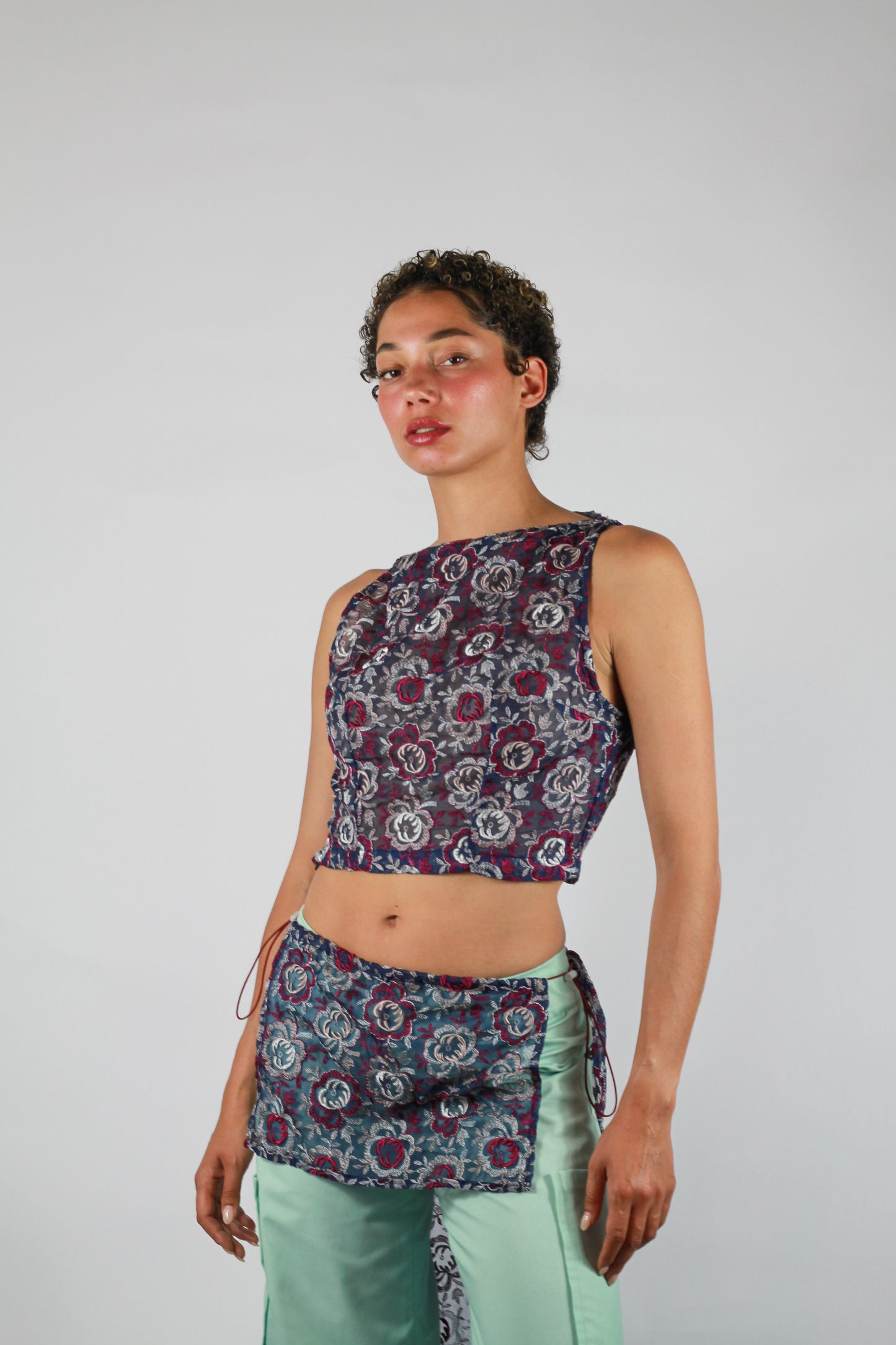 Traîne mousseline brodée Soho Bottom