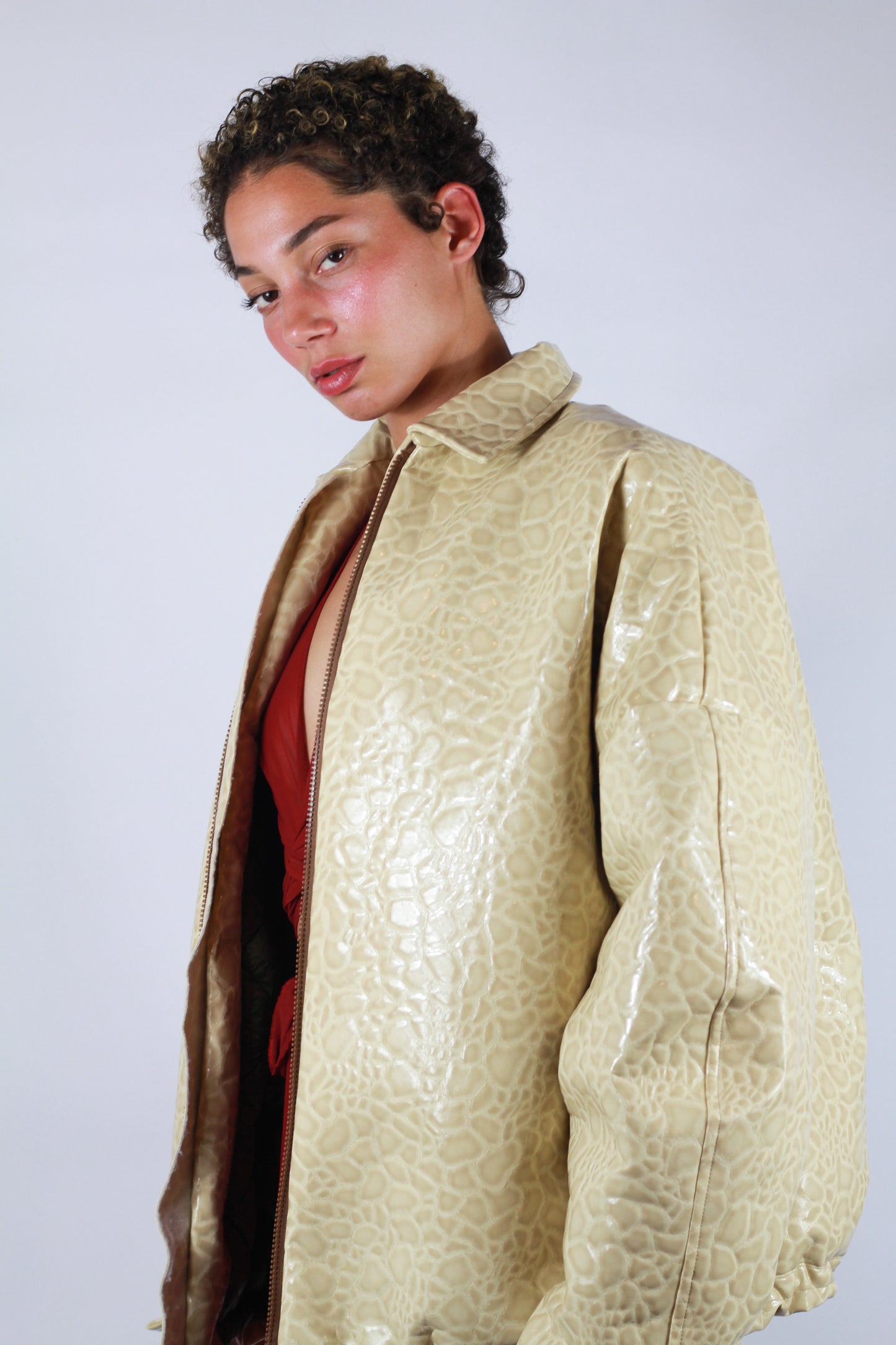 Bomber croco Brooklyn