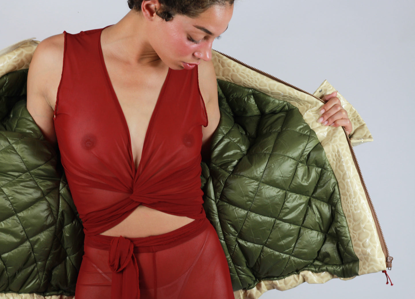 Bomber croco Brooklyn