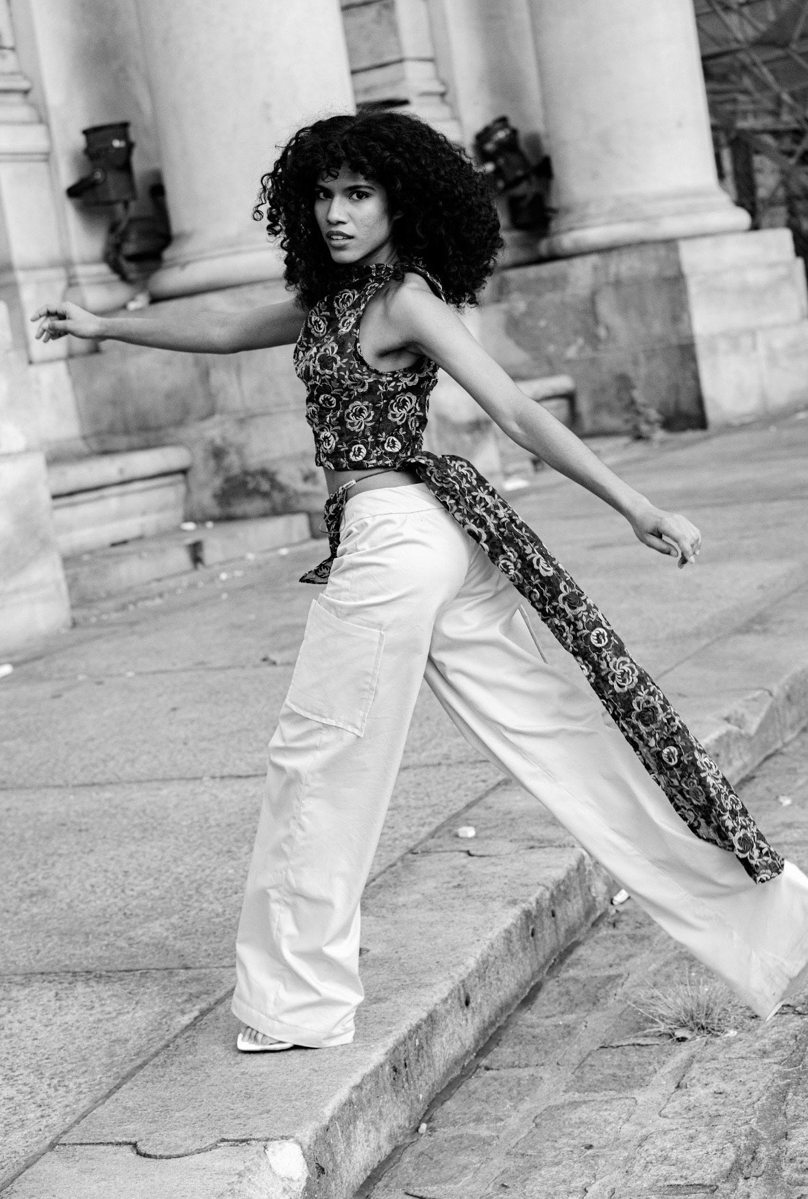 Top mousseline brodée Soho