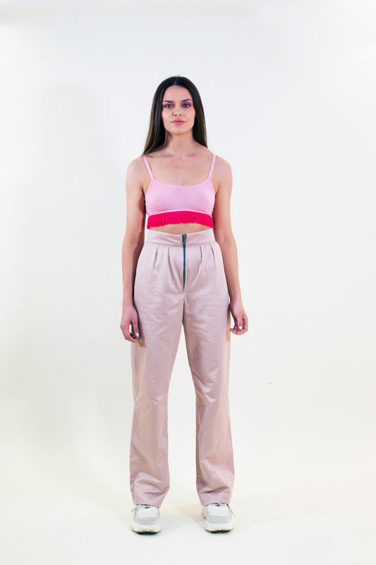 Pantalon rose poudré Yulia